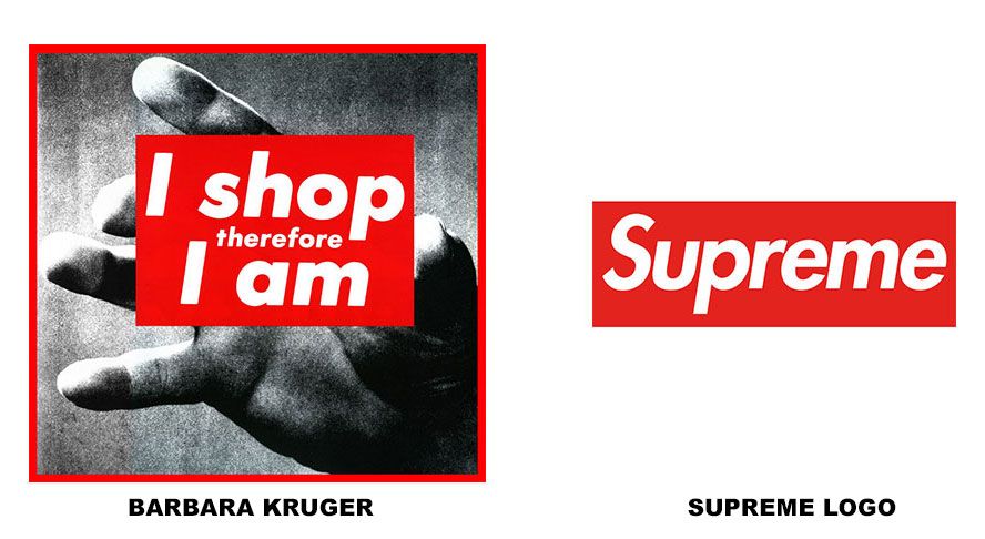 Supreme logo / Barbara Kruger