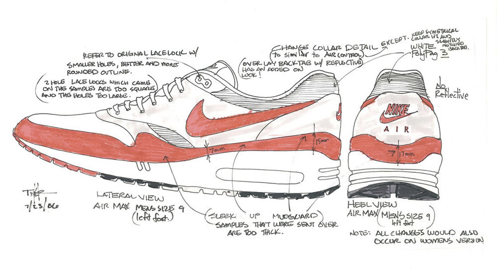 Air Max croquis original